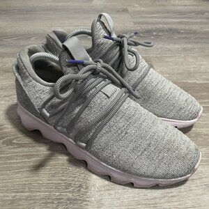 Sorel Kinetic Impact Lace Sneakers Women’s 8.5 Gray Purple  Athletic Casual Shoe